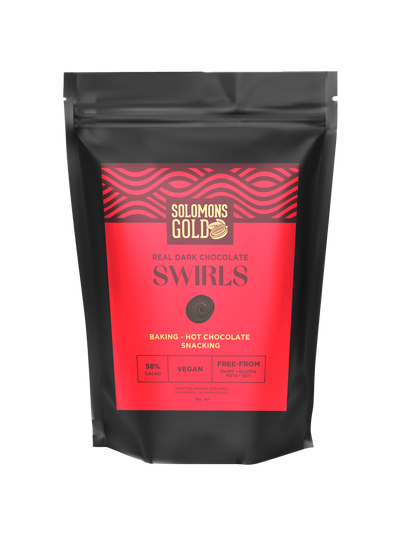 Dark Chocolate Swirls 58%, 1kg