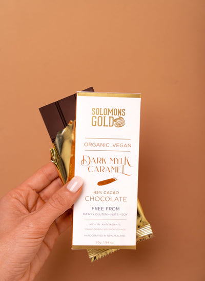 Dark Mylk Caramel 45% Chocolate Bar - 55g